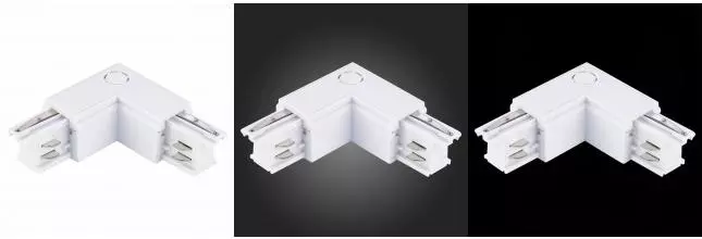 ST030.509.15L Угловой токоподвод левый для трехфазного шинопровода ST-Luce Белый