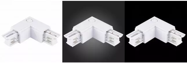 ST030.509.15R Угловой токоподвод правый для трехфазного шинопровода ST-Luce Белый