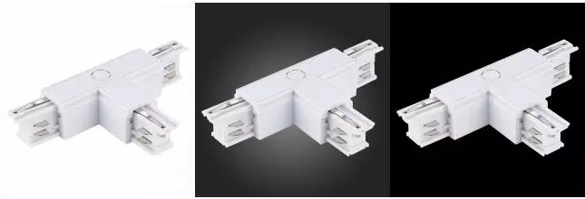 ST030.509.16R1 Т-образный токоподвод правый 1 для трехфазного шинопровода ST-Luce Белый