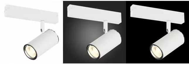 ST504.506.01 Светильник трек. Белый GU10 1*50W  IP20 L104xW54xH111 180-240V Без ламп