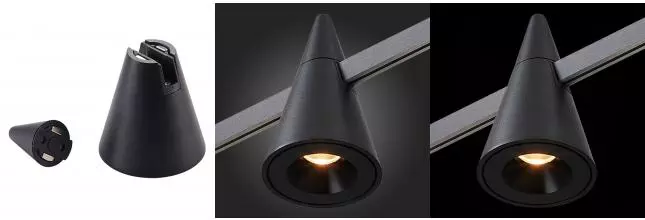 ST813.406.05 Магнитный трековый светильник FARM Черный LED 1*5W 3000K 325Lm Ra90 60 IP20 D70xH115 24 ST813.406.05 Магнитный трековый светильник FARM Черный LED 1*5W 3000K 325Lm Ra90 60 IP20 D70xH115 24