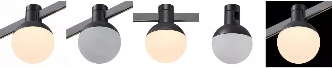 ST815.406.05 Магнитный трековый светильник FARM Черный LED 1*5W 3000K 78Lm Ra90 120 IP20 D75xH109 24