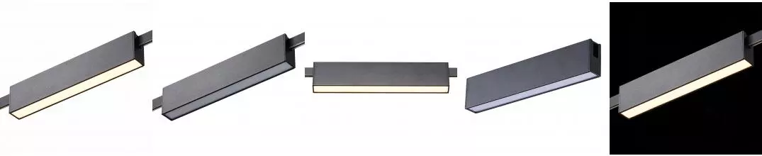 ST817.406.12 Магнитный трековый светильник FARM Черный LED 1*12W 3000K 576Lm Ra90 120 IP20 L232xW24x