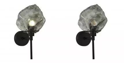 SL1175.401.01 Бра ST-Luce Чёрный/Серо-зелёный E14 1*40W