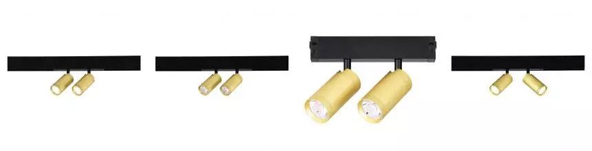 ST660.286.20 Светильник трек. SMART Золотистый LED 2*10W 2700K-6000K 1 440Lm Ra90 36° IP20 D50xH41 220V