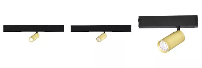ST660.296.10 Светильник трек. SMART Золотистый LED 1*10W 2700K-6000K 535Lm Ra>90 36° IP20 D40xH90 220V