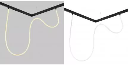 ST684.436.36 Гибкий светодиодный светильник Чёрный LED 1*36W 3000K Lm Ra80 360° IP20 L3 000xW-xH- 48