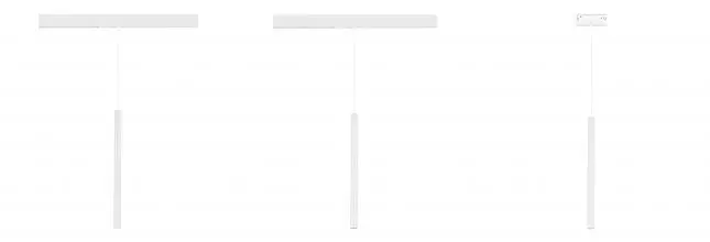 ST683.546.08 Магнитный трековый светильник Белый LED 1*8W 4000K 450Lm Ra90 24° IP20 D30xH500 48V