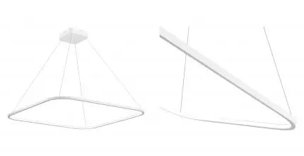 ST610.543.52 Светильник подвесной ST-Luce Белый/Белый LED 1*47W 4000K