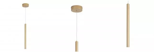 ST613.213.06 Светильник подвесной ST-Luce Золотистый/Золотистый LED 1*3W 4000K