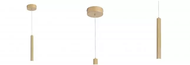 ST614.213.06 Светильник подвесной ST-Luce Золотистый/Золотистый LED 1*6W 4000K
