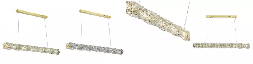 SL6010.203.30 Светильник подвесной ST-Luce Золотистый/Прозрачный LED 1*30W