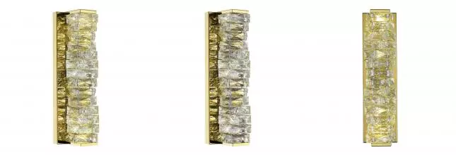 SL6010.201.15 Бра ST-Luce Золотистый/Прозрачный LED 1*15W