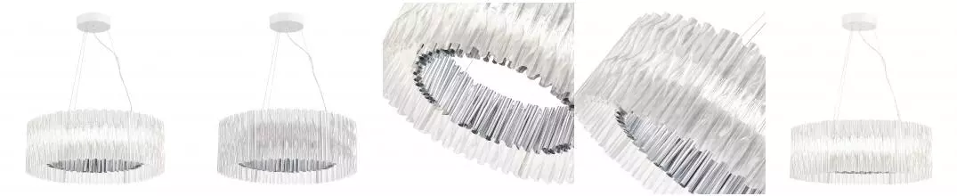 SL6012.103.01 Светильник подвесной ST-Luce Хром/Прозрачный LED 1*64W