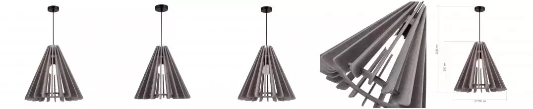 SL3002.403.01 Светильник подвесной ST-Luce Черный/Бежевый E27 1*60W