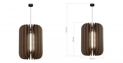 SL3004.453.01 Светильник подвесной ST-Luce Черный/Серый E27 1*60W