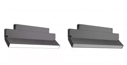 ST685.436.18 Светильник трек. Черный LED 1*18W 3000K 1 470Lm Ra>90 120° IP20 L370xW26xH137 220V