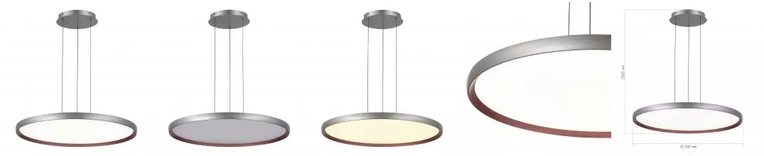 SL6015.413.01 Светильник подвесной ST-Luce Темно-Серый/Белый LED 1*45W 3000K-6000K · Satellite, St Luce, SL6015.413.01 SL6015.413.01 Светильник подвесной ST-Luce Темно-Серый/Белый LED 1*45W 3000K-6000K · Satellite, St Luce, SL6015.413.01