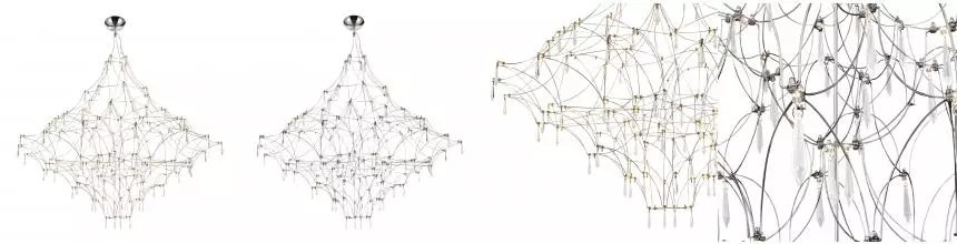 SL6601.103.114 Светильник подвесной ST-Luce Хром/Прозрачный LED 114*0,5W 3000K
