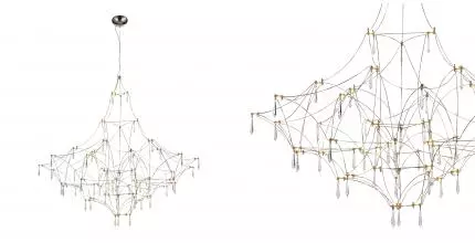 SL6601.113.114 Светильник подвесной ST-Luce Хром/Прозрачный LED 114*0,5W 3000K
