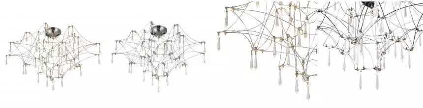 SL6601.102.78 Светильник потолочный ST-Luce Хром/Прозрачный LED 78*0,35W 3000K