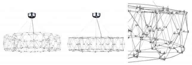 SL6602.103.72 Светильник подвесной ST-Luce Хром/Прозрачный LED 1*72W 4000K