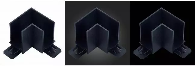 ST015.422.14.1 Соединитель угловой SKYLINE 220 ST-Luce черный, металл