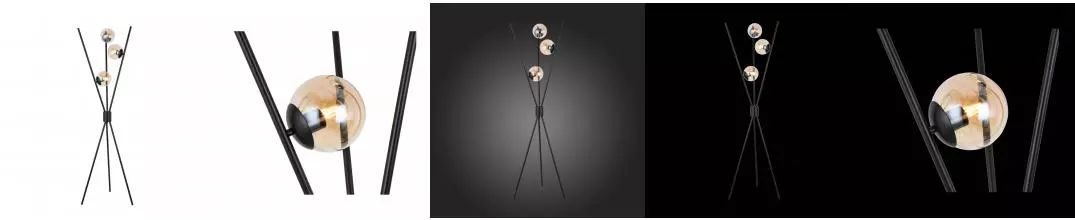 SL549.505.03 Торшер ST-Luce Черный/Коньячный E27 3*40W · Stampo, St Luce, SL549.505.03 SL549.505.03 Торшер ST-Luce Черный/Коньячный E27 3*40W · Stampo, St Luce, SL549.505.03