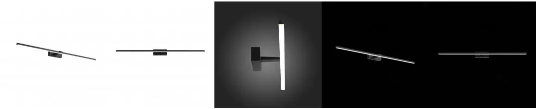 SL446.411.01 Подсветка для картин ST-Luce Черный/Белый LED 1*18W 4000K