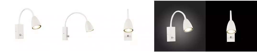 SL1014.501.01 Светильник настенный ST-Luce Белый/Белый GU10 1*3W