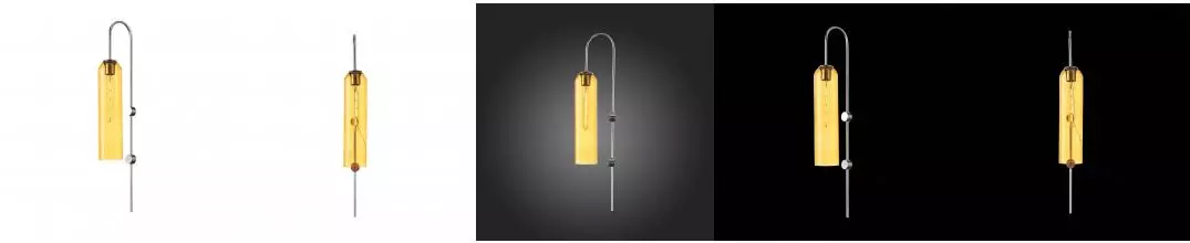 SL1145.191.01 Светильник настенный ST-Luce Хром/Янтарный E27 1*60W