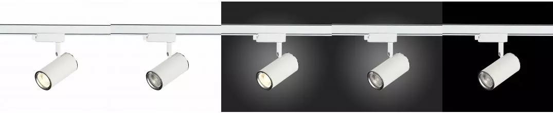 ST301.506.01 Светильник трек. Белый GU10 1*50W  IP20 L104xW54xH111 220V Без ламп