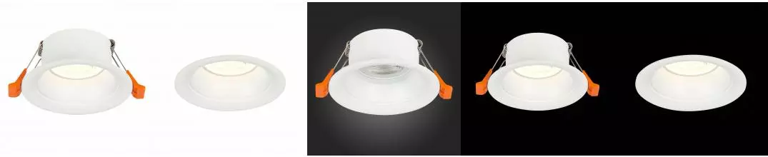 ST200.508.01 Светильник встр. Белый GU10 1*50W  D89xH40 220V Без ламп