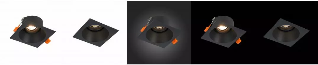 ST207.418.01 Светильник встр. Черный GU10 1*50W  L103xW103xH52 220V Без ламп · без серии, St Luce, ST207.418.01 ST207.418.01 Светильник встр. Черный GU10 1*50W  L103xW103xH52 220V Без ламп · без серии, St Luce, ST207.418.01