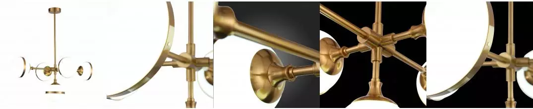 SL1157.303.05 Светильник подвесной ST-Luce Бронза/Белый E14 5*40W