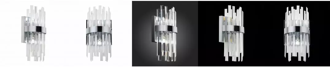 SL1160.101.04 Светильник настенный ST-Luce Хром/Хром, Прозрачный G9 4*5W · Bafo, St Luce, SL1160.101.04