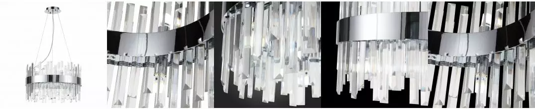 SL1160.103.12 Люстра подвесная ST-Luce Хром/Хром, Прозрачный G9 12*5W · Bafo, St Luce, SL1160.103.12