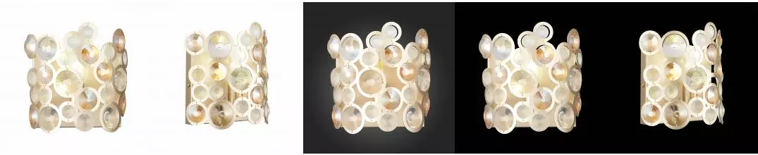 SL1172.201.01 Бра ST-Luce Золотистый/Золотистый, Прозрачный E14 1*60W