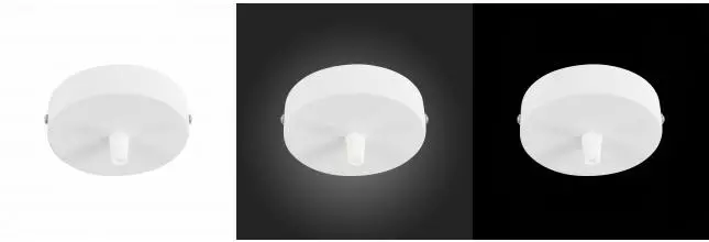 SL001.503.01 Потолочное крепление на одну лампу (круглое) ST-Luce Белый