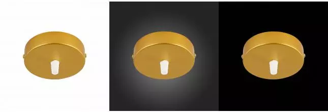 SL001.203.01 Потолочное крепление на одну лампу (круглое) ST-Luce Золотистый
