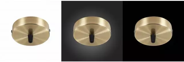 SL001.303.01 Потолочное крепление на одну лампу (круглое) ST-Luce Бронза