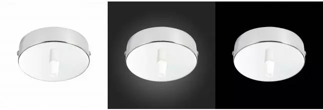 SL001.103.01 Потолочное крепление на одну лампу (круглое) ST-Luce Хром