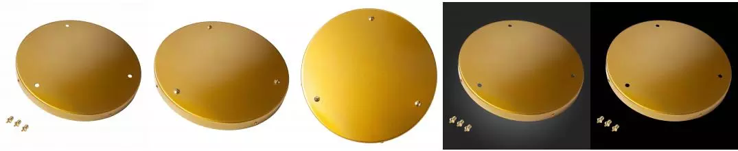 SL001.203.03 Потолочное крепление на 3 лампы (круглое) ST-Luce Золотистый