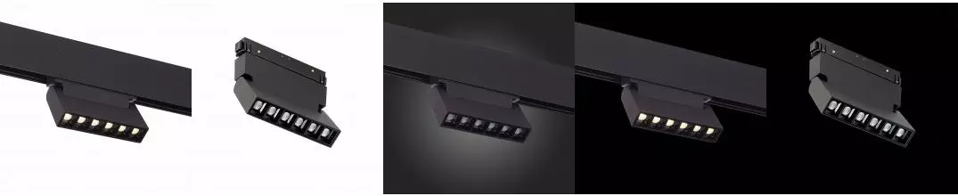 ST364.436.06 Магнитный трековый светильник Черный LED 1*6W 3000K 532Lm Ra>80 36° IP20 L120xW22xH108