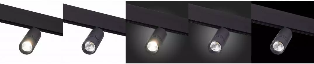 ST365.436.12 Магнитный трековый светильник Черный LED 1*12W 3000K 1 020Lm Ra>90 36° IP20 L-xW44xH130