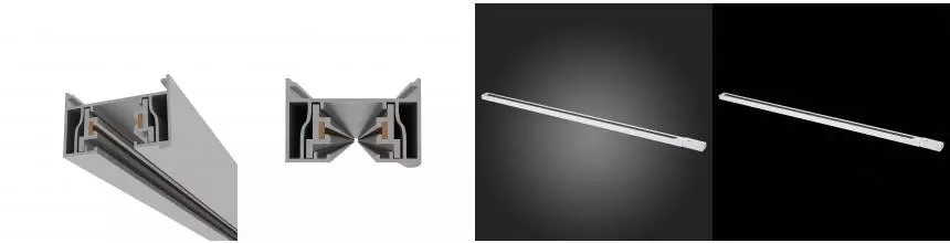 ST001.539.00 Шинопровод однофазный накладной ST-Luce Белый Длина 3 000мм