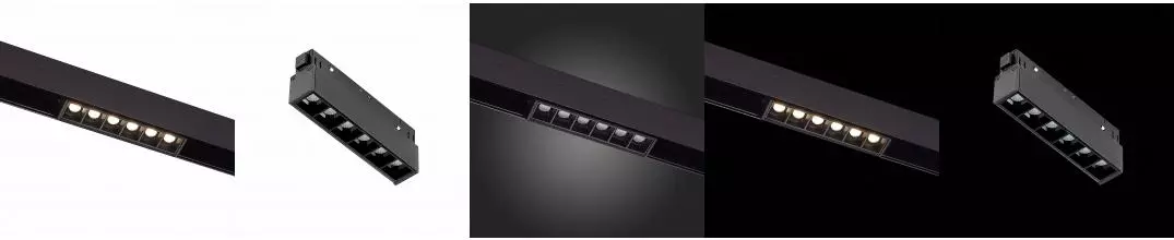ST361.446.06 Магнитный трековый светильник Черный LED 1*6W 4000K 532Lm Ra>90 36° IP20 L115xW22xH44 4