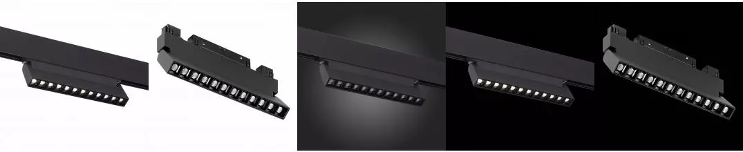 ST364.446.12 Магнитный трековый светильник Черный LED 1*12W 4000K 1 009Lm Ra>90 36° IP20 L219xW22xH1