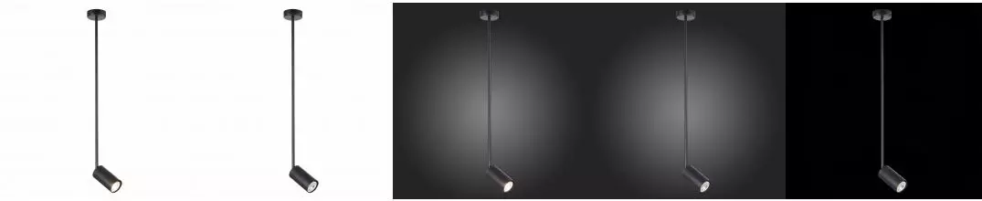 SL1206.403.01 Светильник подвесной ST-Luce Черный/Черный GU10 1*5W