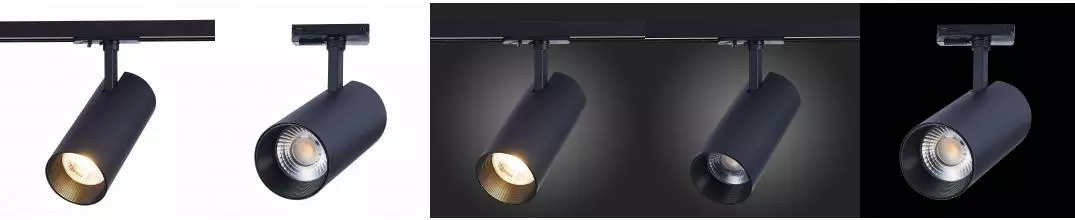 ST350.446.30.36 Светильник трек. Чёрный LED 1*30W 4000K 2 700Lm Ra?90 36° IP20 L177xW77xH204 100-240V